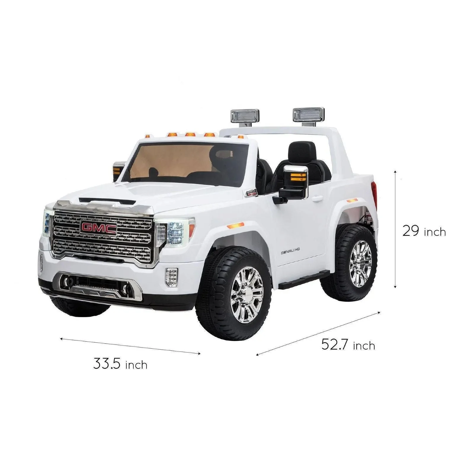 24V GMC Denali 2 Seater Battery Operated Ride on Car with Parental Remote Control - Image 14