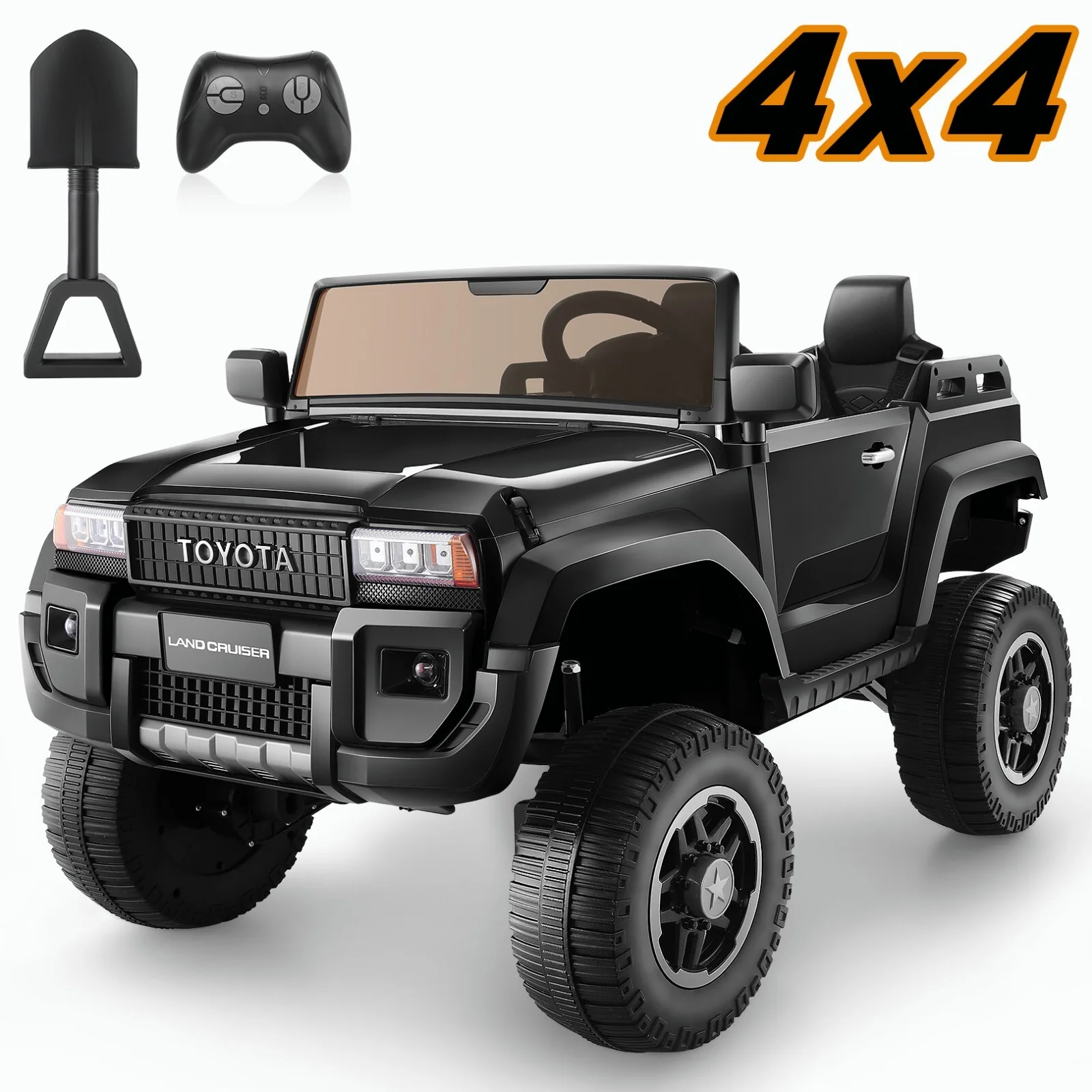 24V Kids Electric 4WD Ride-On Car with Remote Control and LED Lights - Image 25