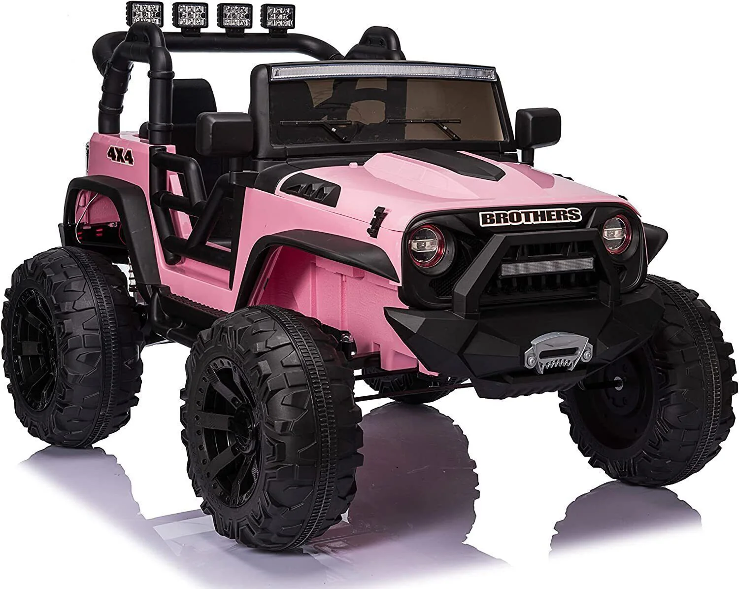 24V Electric Kids Ride-On Jeep Truck Car with 2 Seats, 400W Motor, LED Lights, and Music - Image 13