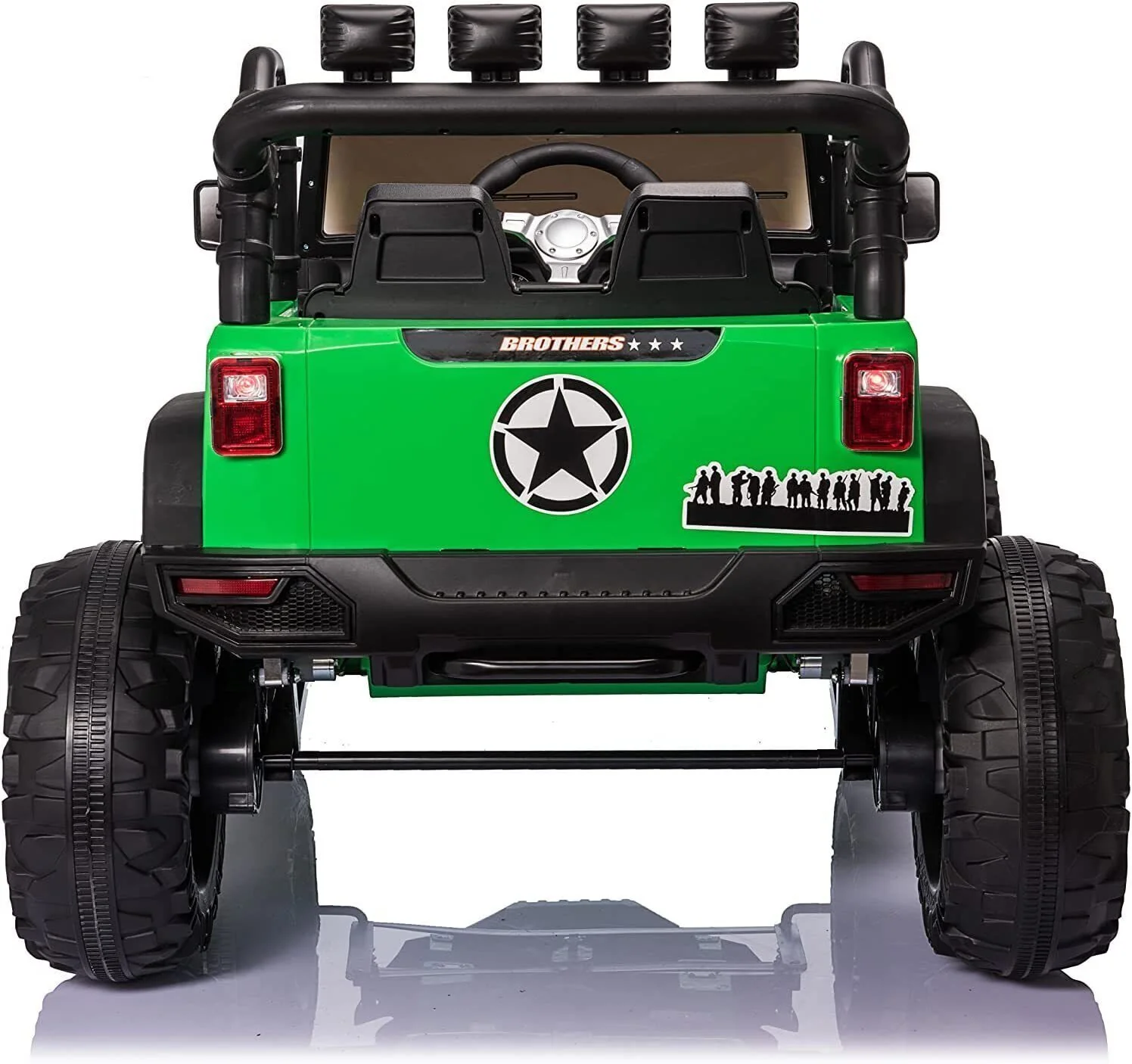 24V Electric Kids Ride-On Jeep Truck Car with 2 Seats, 400W Motor, LED Lights, and Music - Image 23
