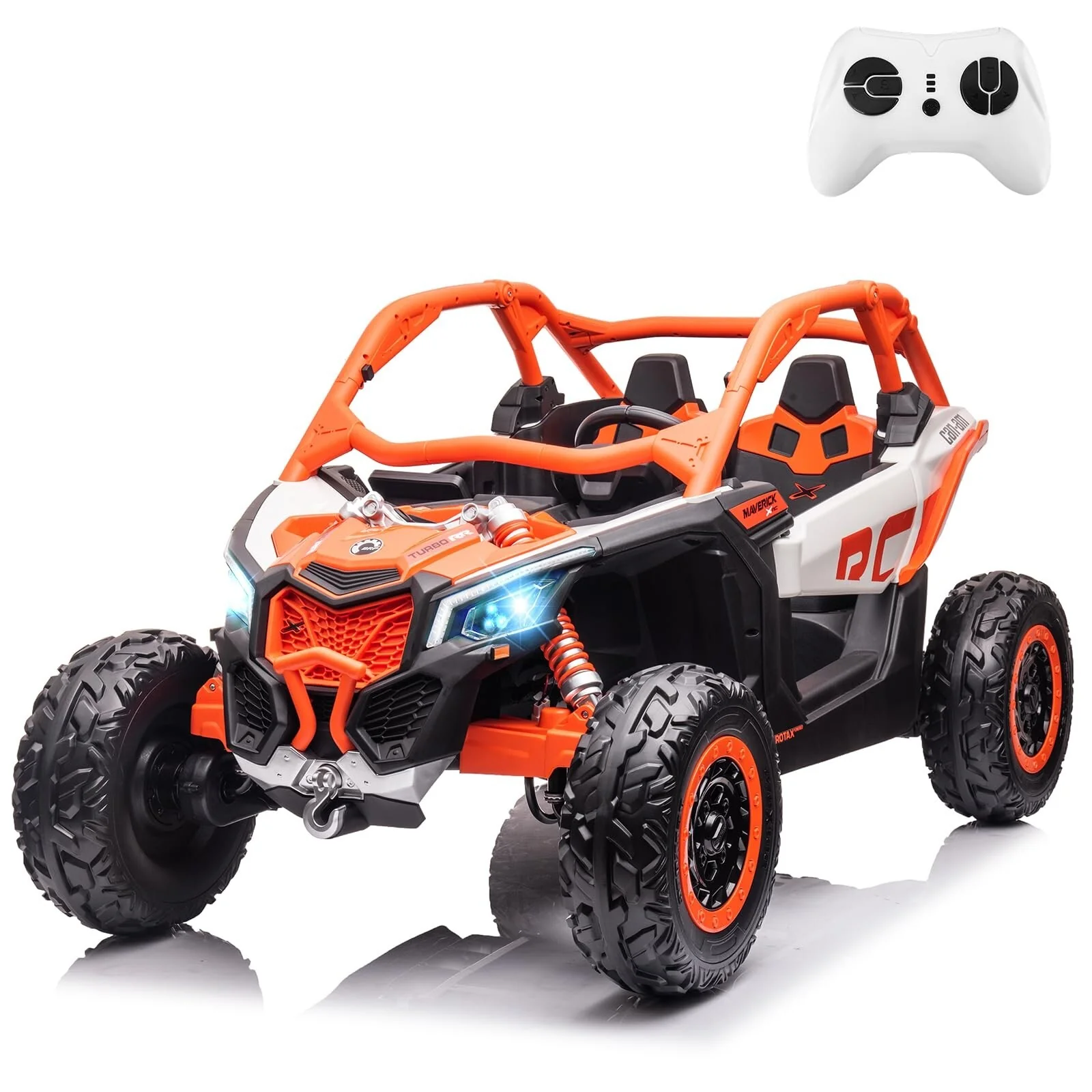 24V Electric Kids Ride-On 4-Wheeler UTV Car with Remote Control Off-Road Toy