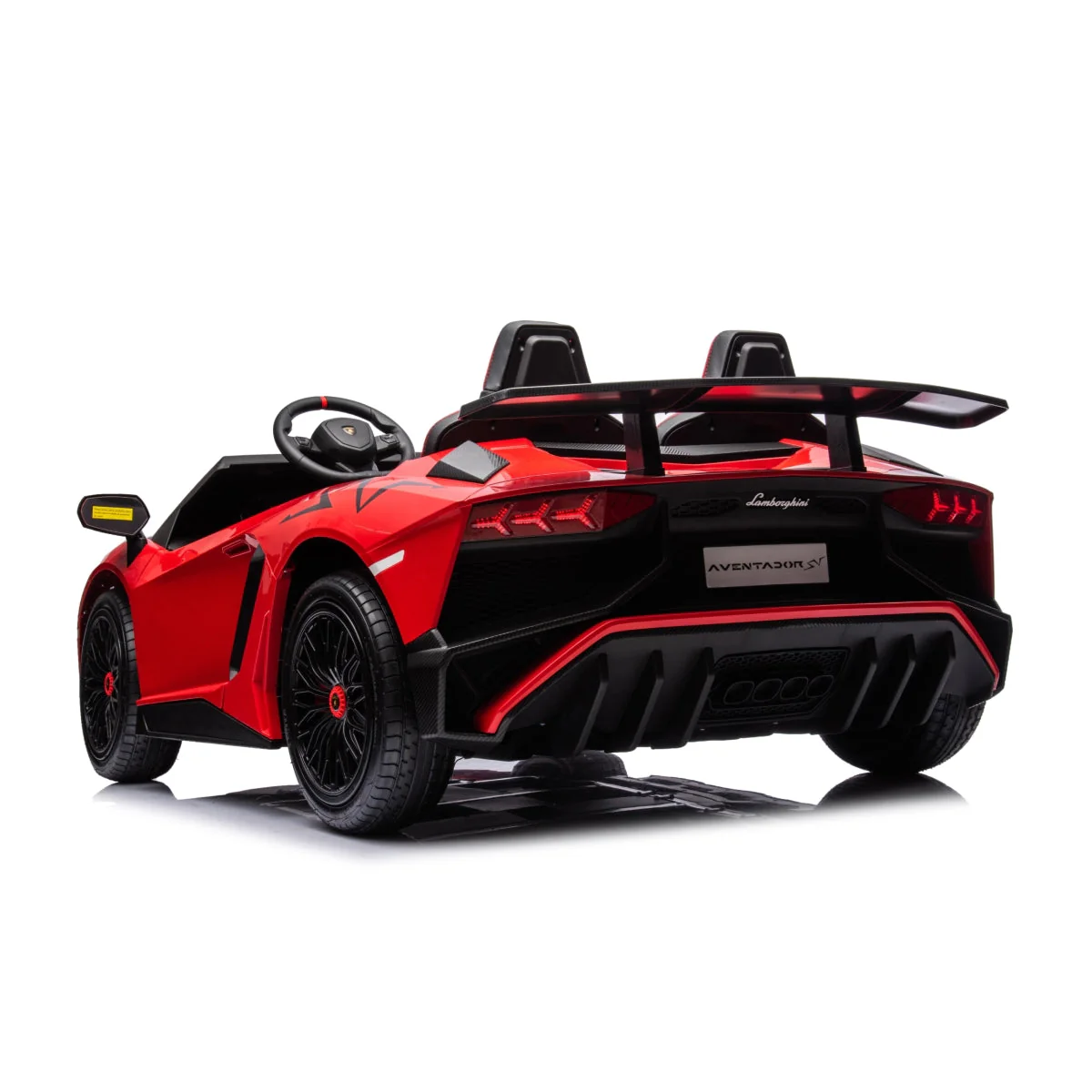 24V Lamborghini Aventador 2 Seater Ride On Car for Kids: Advanced Brushless Motor & Differential for High-Octane Fun - Image 16