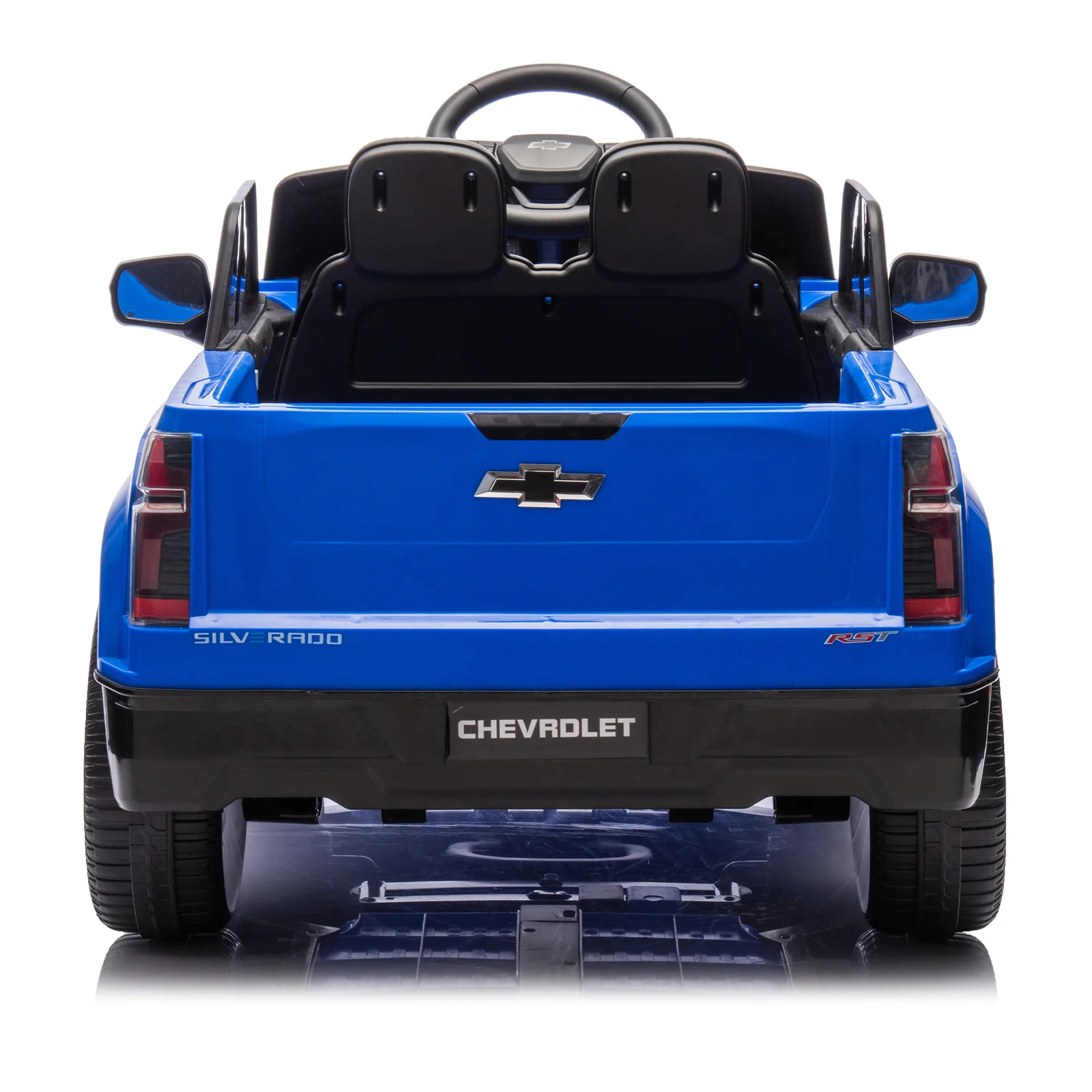 24V Licensed Chevrolet Silverado Electric Ride-On Truck with Remote Control for Kids - Image 24