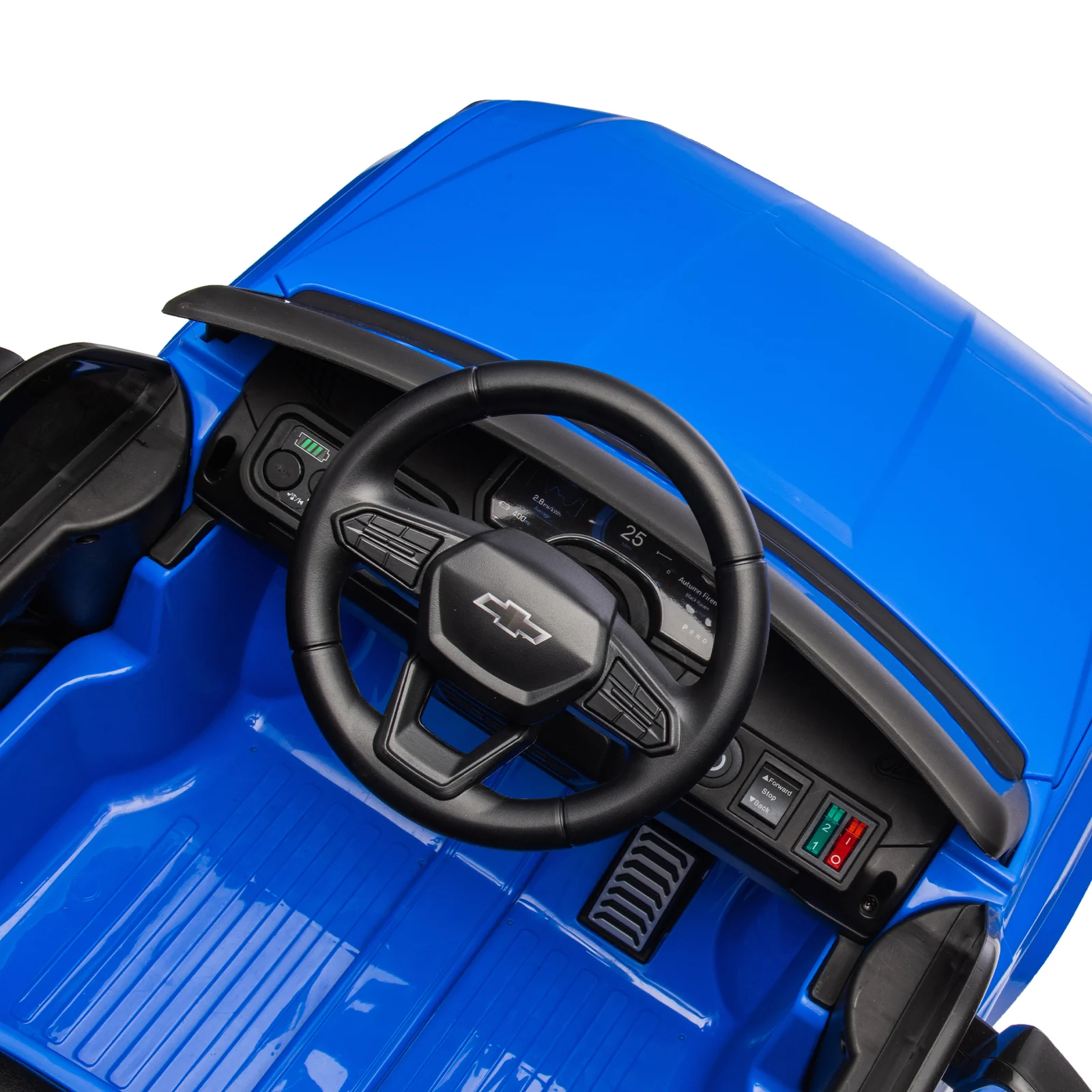 24V Licensed Chevrolet Silverado Electric Ride-On Truck with Remote Control for Kids - Image 8