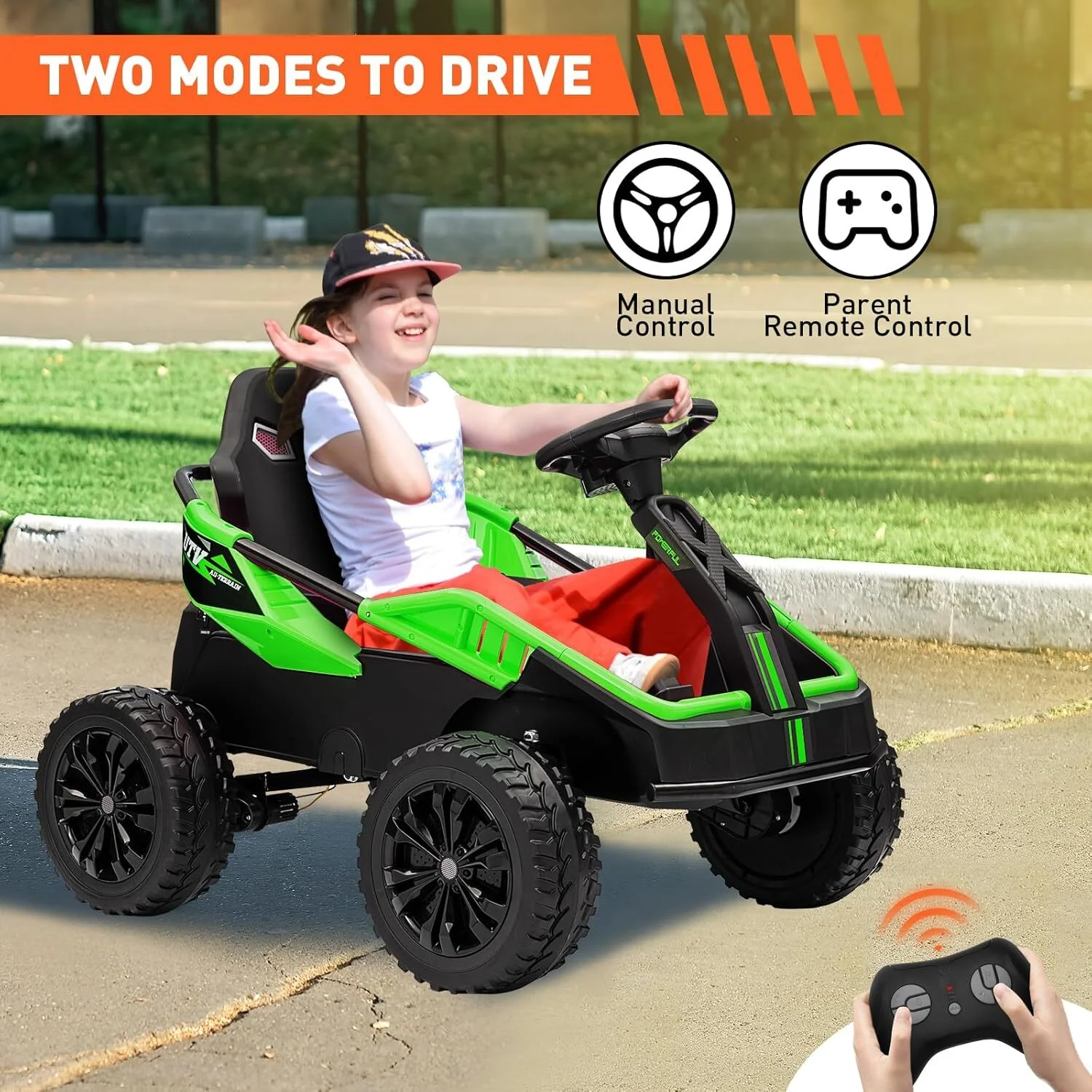 24V Battery-Powered Electric Ride-On Car with Parent Remote for Kids Ages 3+ - Image 20