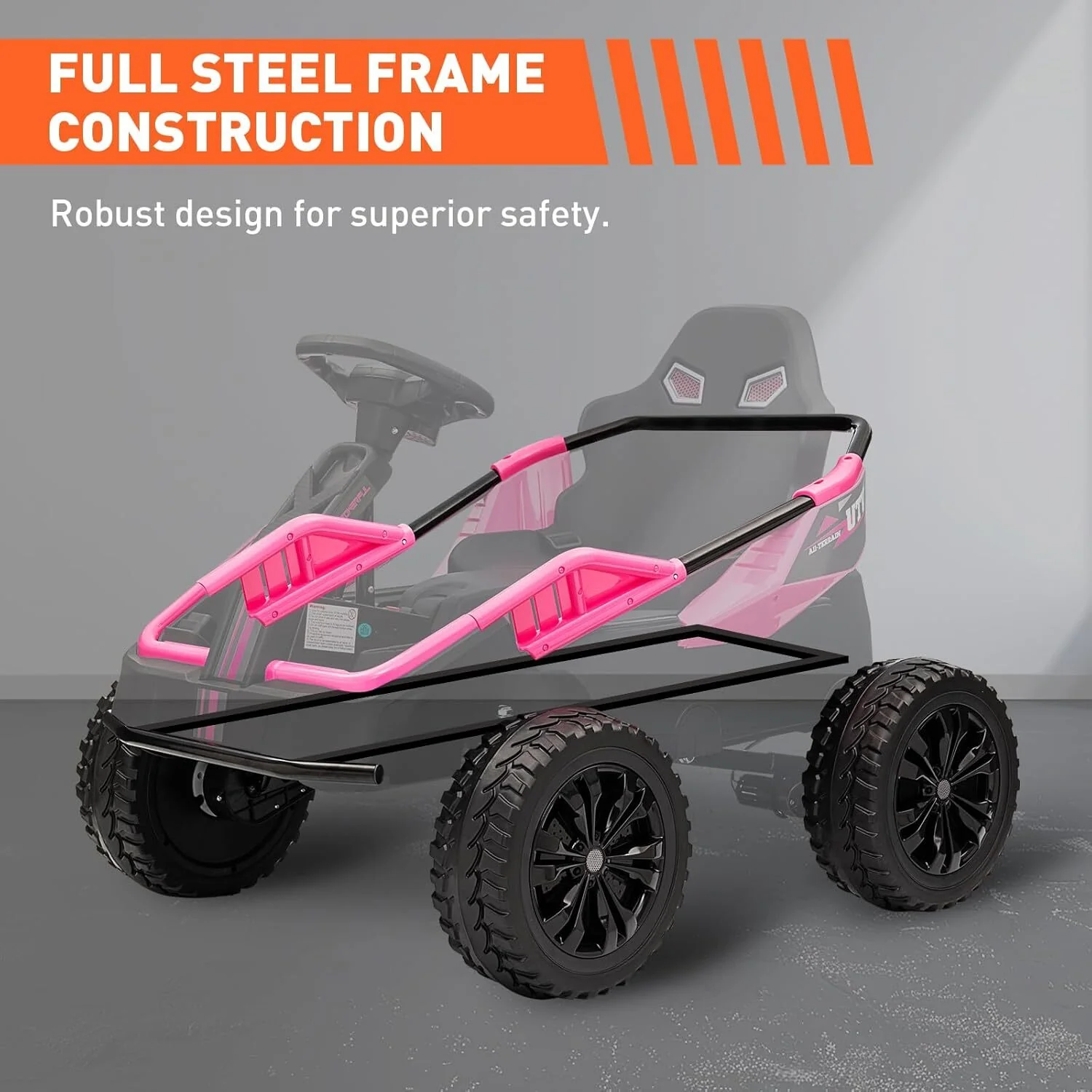 24V Battery-Powered Electric Ride-On Car with Parent Remote for Kids Ages 3+ - Image 3