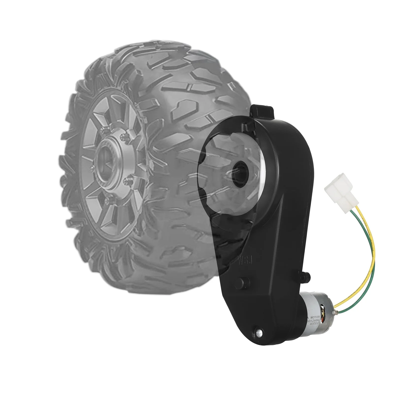 2-Pack 24V 40000RPM Ride-On Car Motor and Gearbox Set for Kids Wheels Power - Image 4