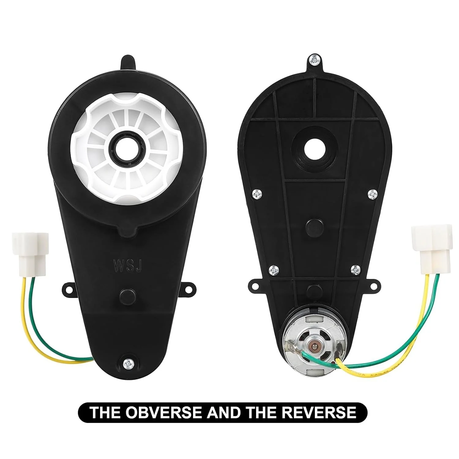 2-Pack 24V 40000RPM High-Power Wheel Motors with Transmission Upgrade Replacement Parts - Image 3