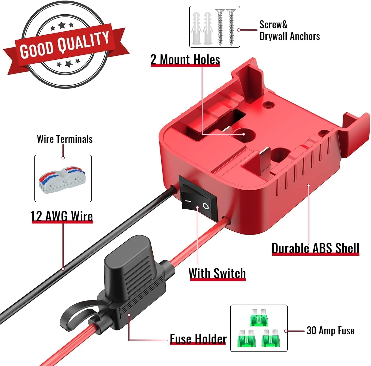 3-Pack 18V Battery Adapter with Enhanced Safety and Reliability for Toys - Image 4