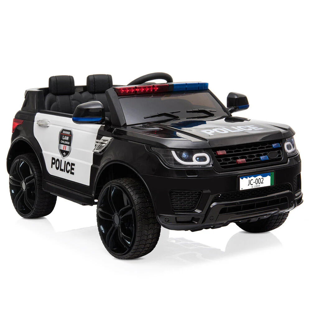 3-Speed Kids Police SUV Ride-On Car with Lights, Music, and Remote Control - Perfect Xmas Gift! - Image 7