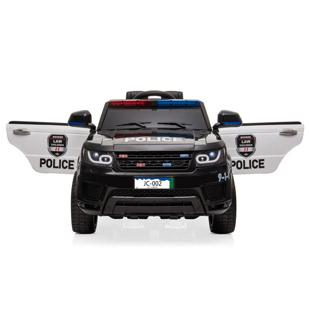 3-Speed Kids Police SUV Ride-On Car with Remote Control, Lights, and Music - Perfect Xmas Gift! - Image 12