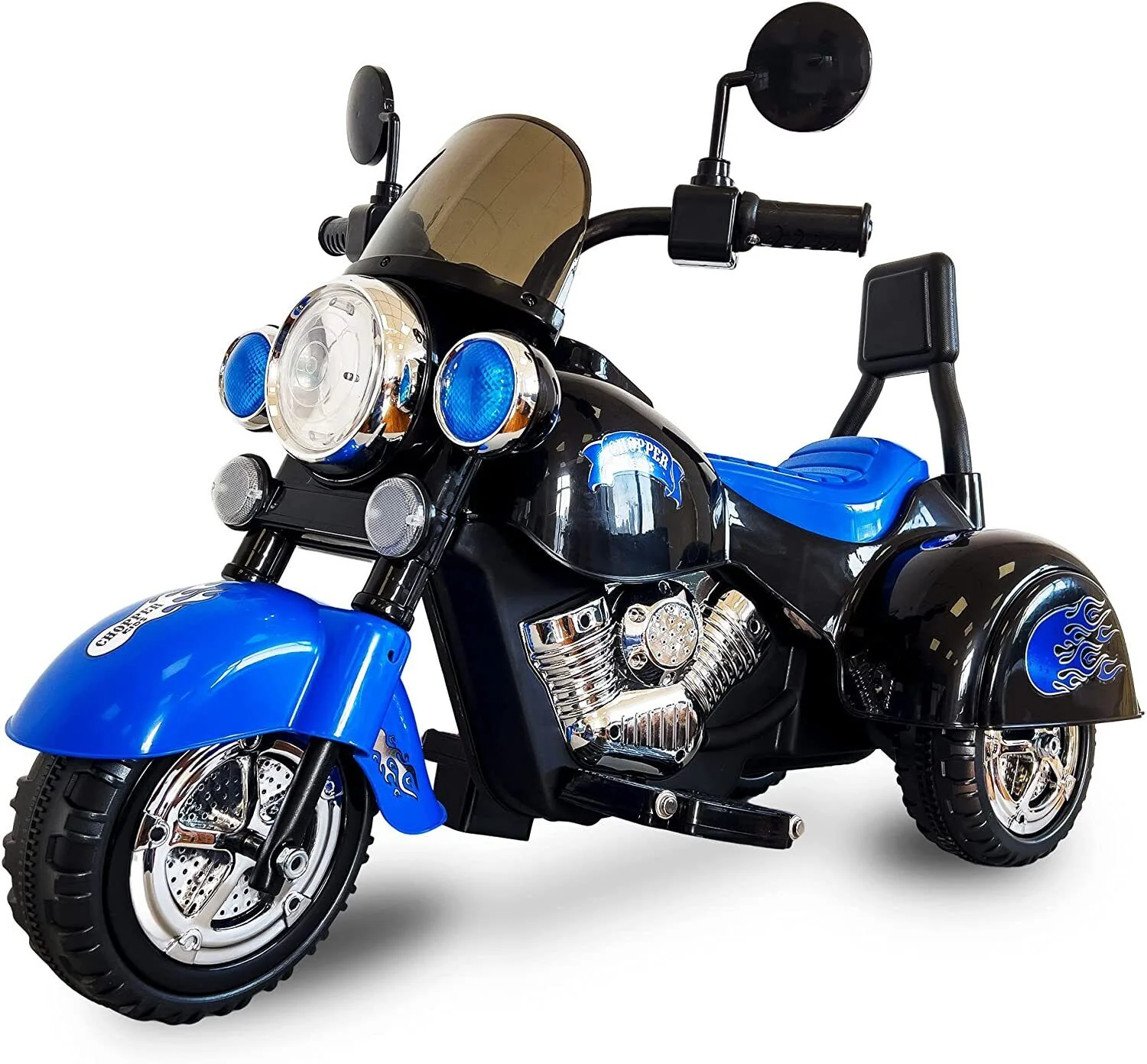 3-Wheel Electric Motorcycle for Kids with LED Headlights and Rechargeable Battery - Image 16