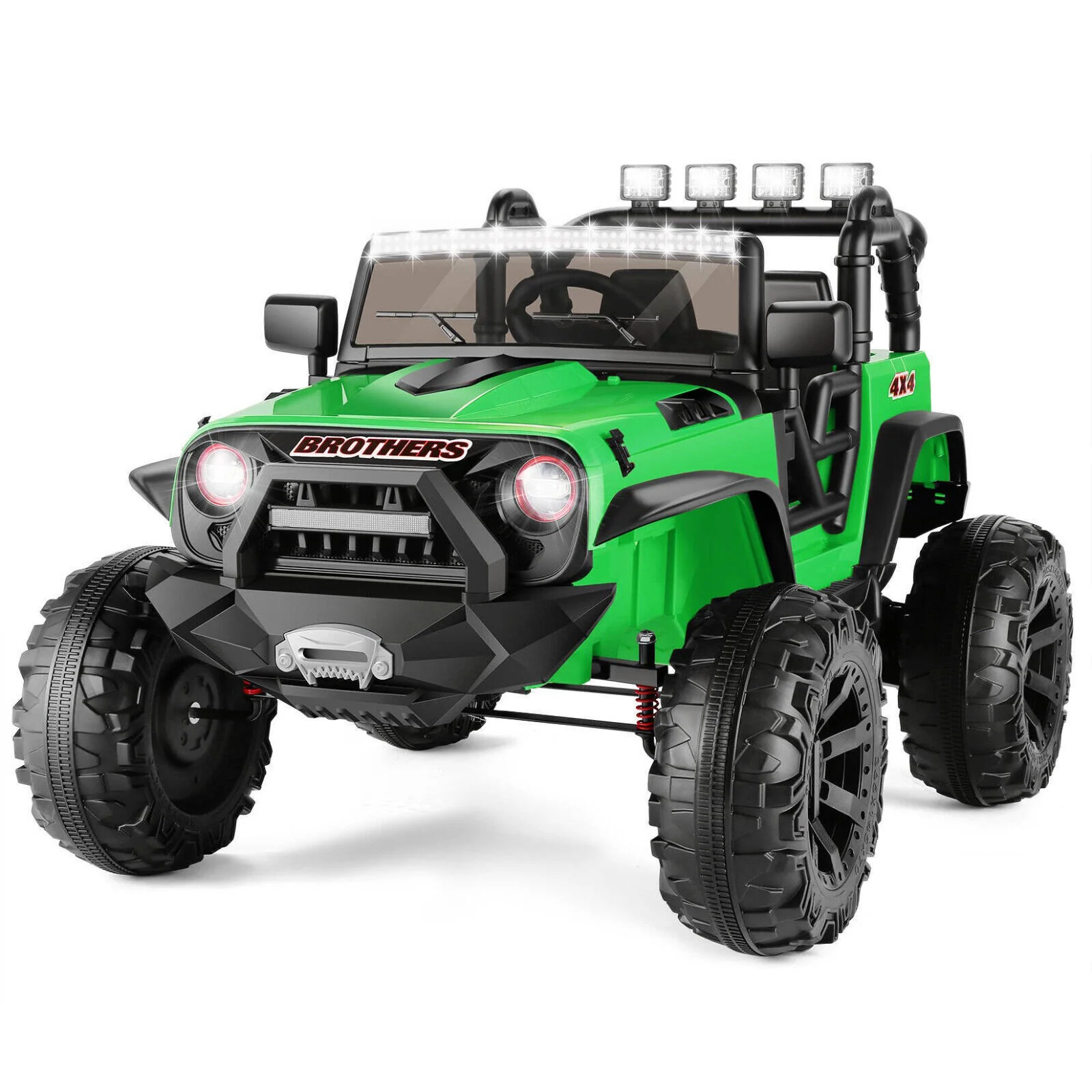 400W 2-Seater Electric Ride-On Jeep for Kids with LED Lights - 24V - Image 42