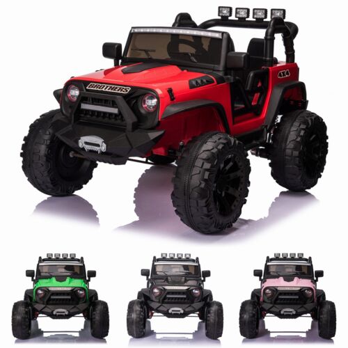 400W 2-Seater Electric Ride-On Truck for Kids with Remote Control and LED Lights - Image 2