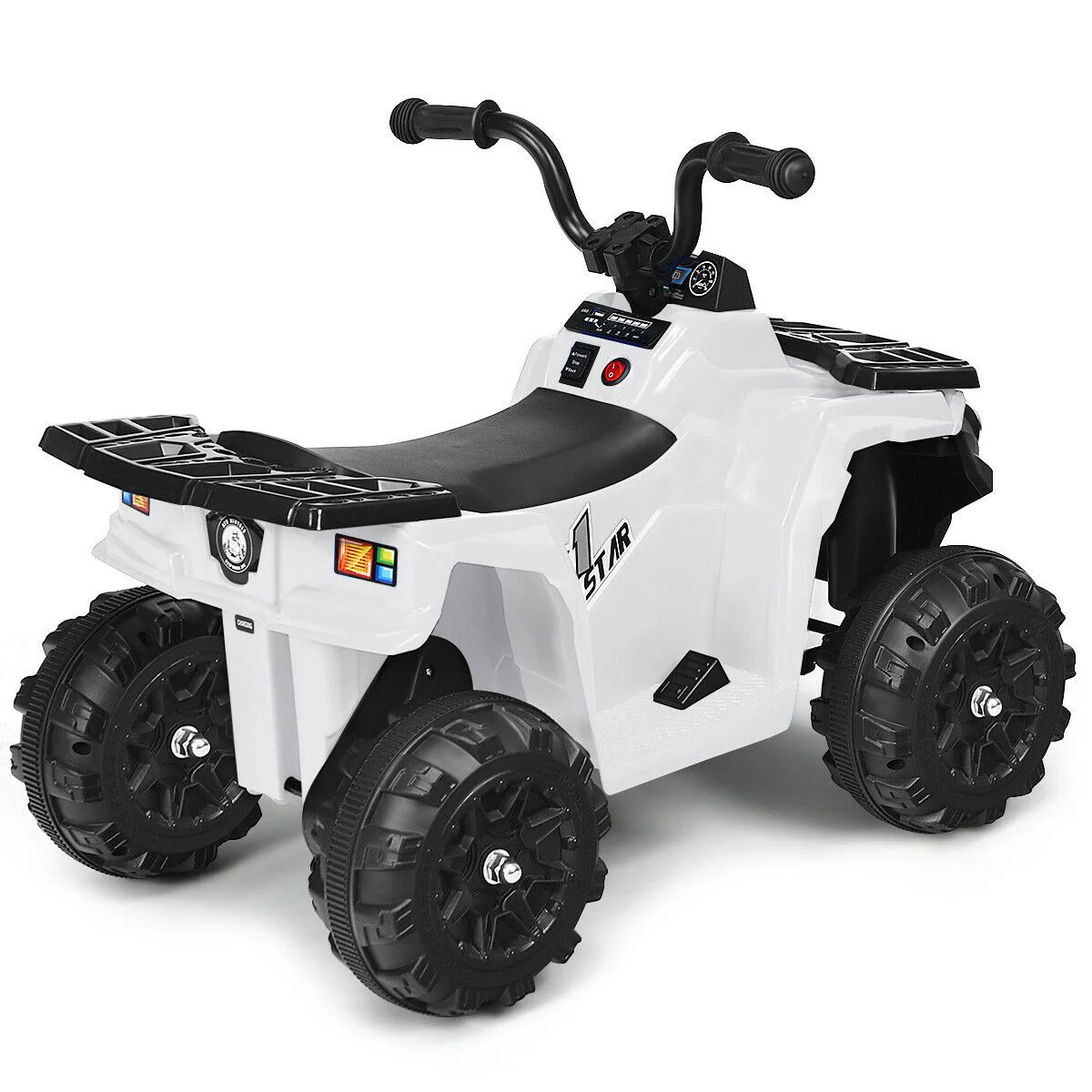 6V Battery Powered Kids Ride-On ATV 4-Wheeler Quad with MP3 and LED Headlight - Image 6