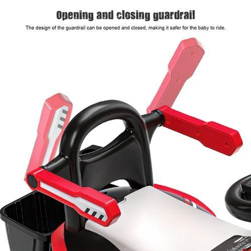 6v Electric Excavator Toy Car with Bluetooth and Rear Reserve Box for Kids - Image 9