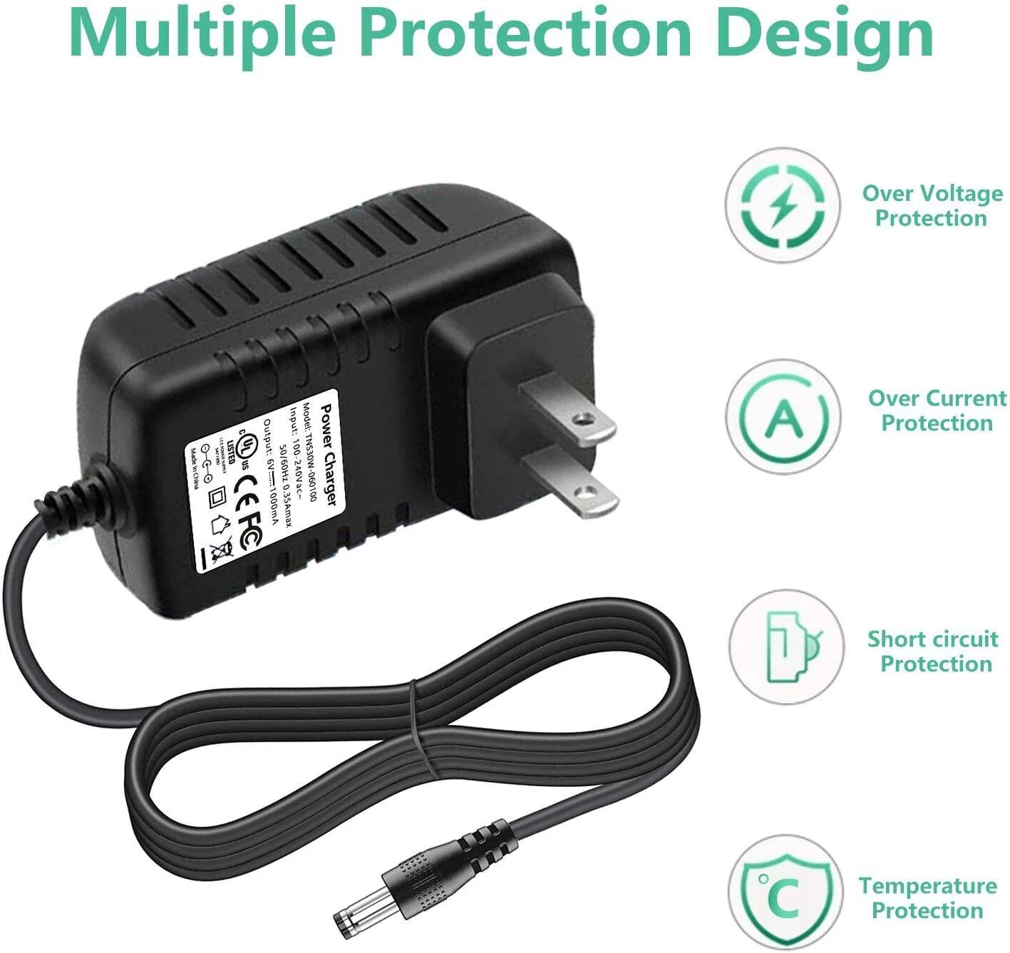 6V Battery Charger for Kids Ride-On Car Toddler Quad Kid Trax - Image 5