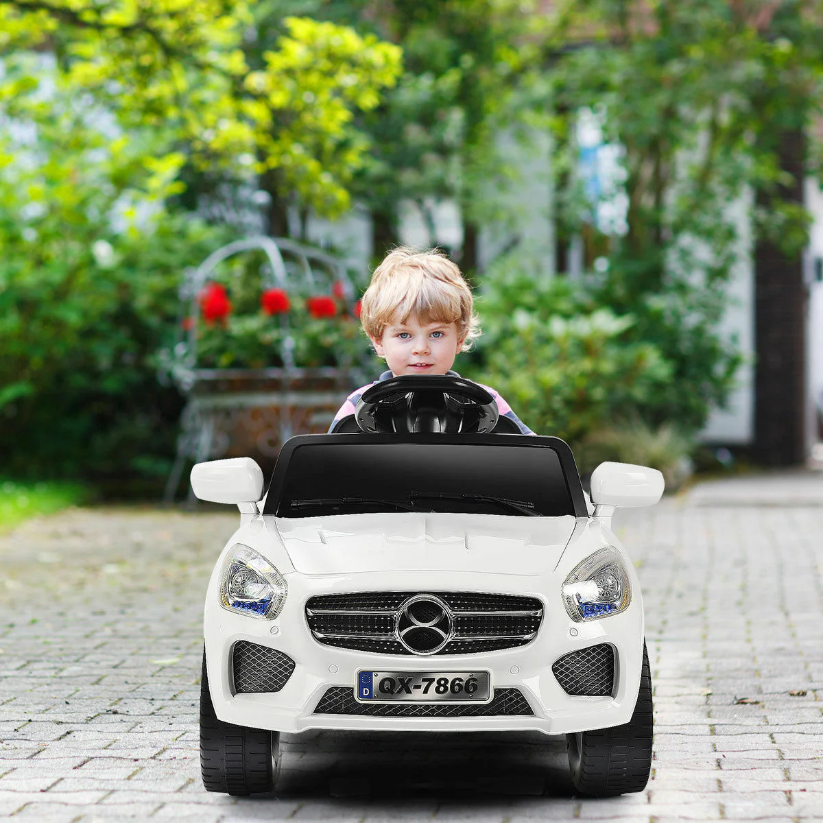 6V Kids Ride On Car with RC Remote Control, Battery Powered and LED Lights - Perfect Gift for Outdoor Fun - Image 3