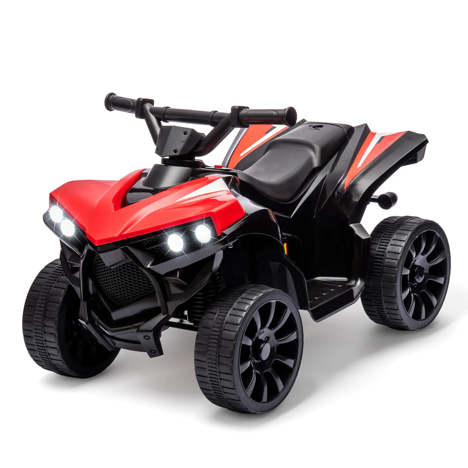 6V Kids Electric Ride-On 4 Wheeler ATV with Music and Foot Pedal - Image 2