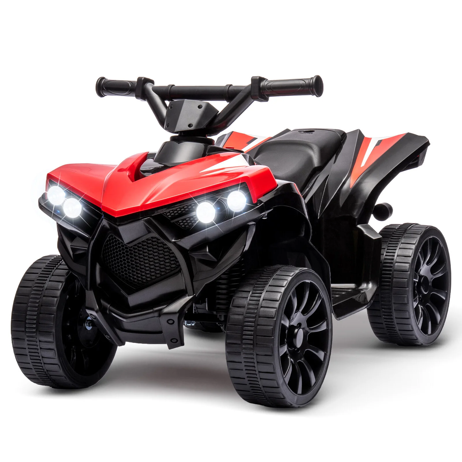 6V Electric Kids Ride-On 4-Wheeler ATV with Music and Foot Pedal - Image 2