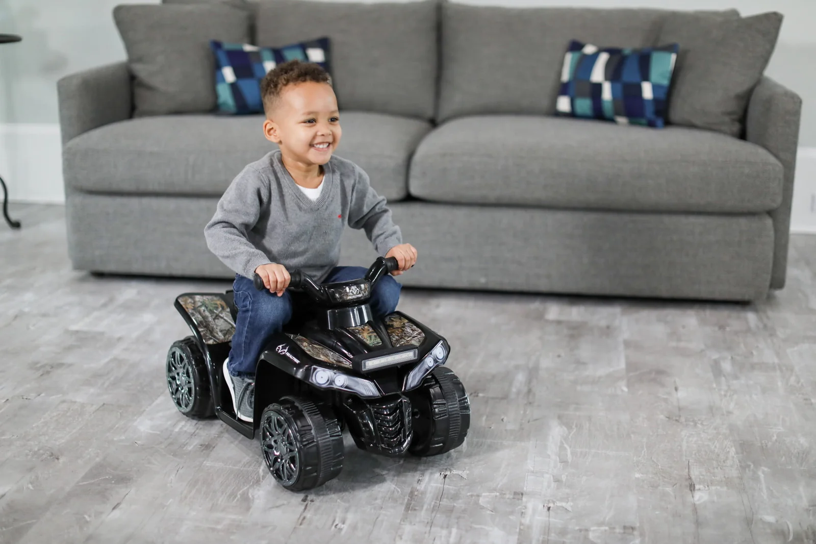 6V Battery-Powered Quad Ride-On Bike for Kids Ages 3+ - Image 7