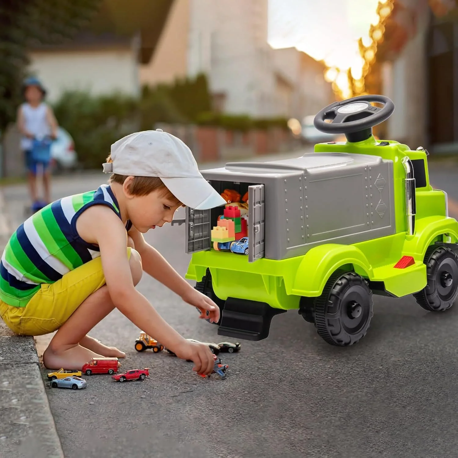 6V Battery-Powered Ride-On Electric Car and Push Car for Toddlers - Image 16