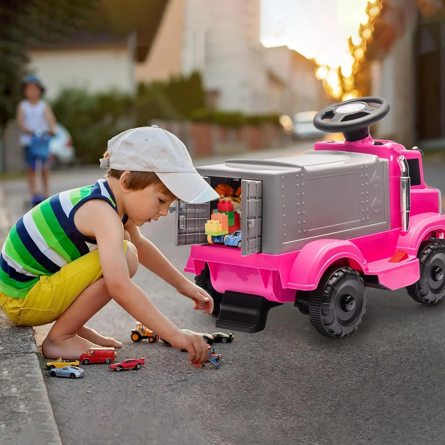 6V Battery-Powered Ride-On Electric Car and Push Car for Toddlers - Image 25