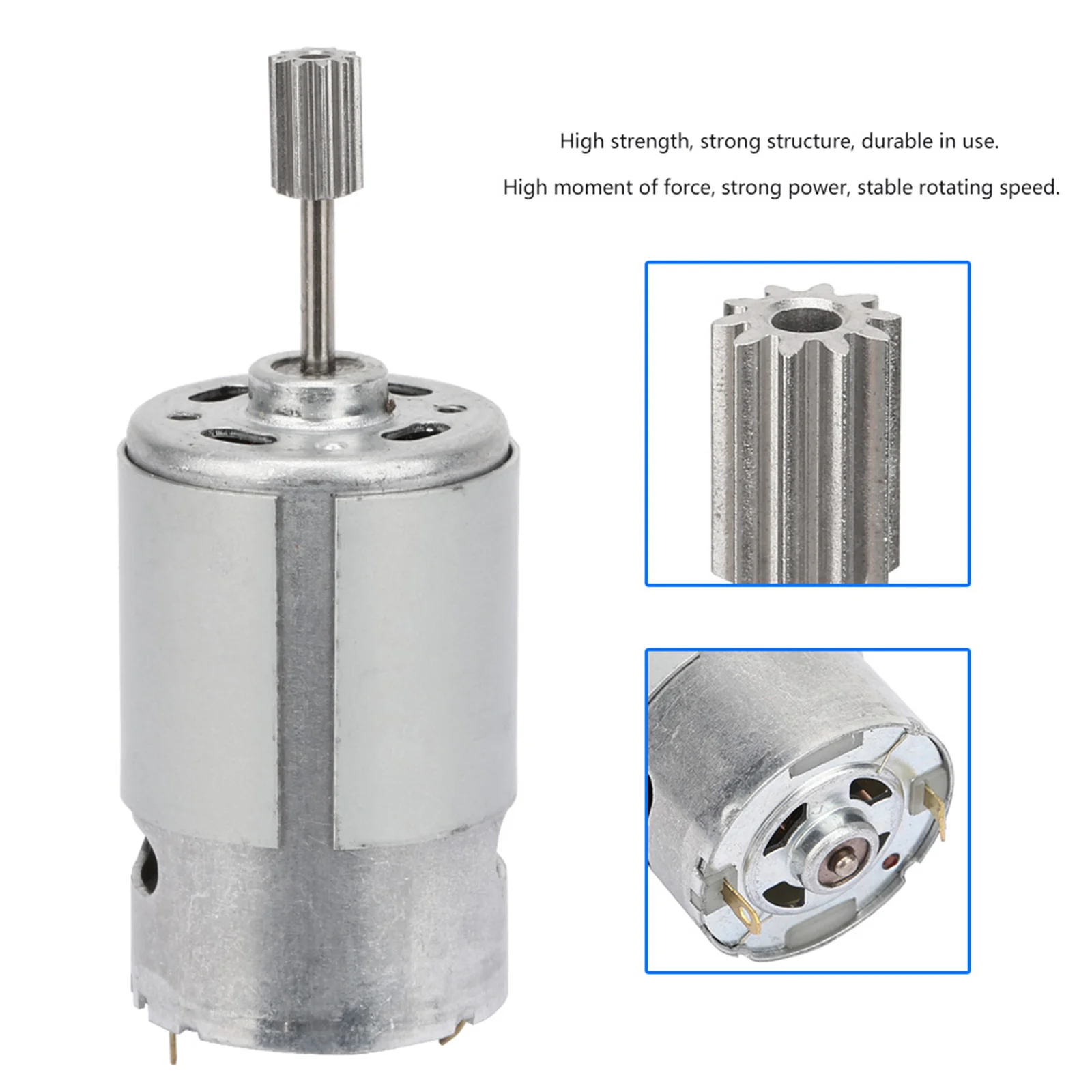 6V RS550 High-Speed Micro Motor 550 10000 RPM for Electric Toy Cars and Kids Motorcycles - Image 11