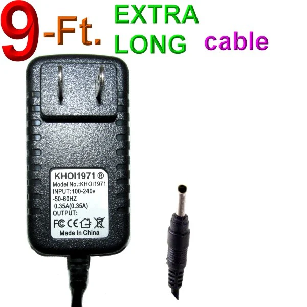 9FT AC Adapter Charger for 12V Illuminated Hello Kitty Ride-On Battery Model 8801-60 - Image 3