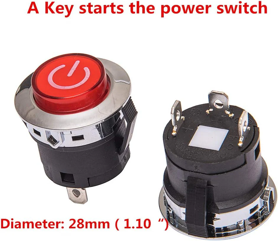 Power Switch Button Key Starter Accessory for Kids' Powered Ride-On Toys - Image 2