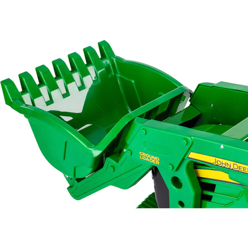 Adjustable Seat 12V Battery-Powered Ride-On Ground Loader with Flip-up Armrests - Image 9