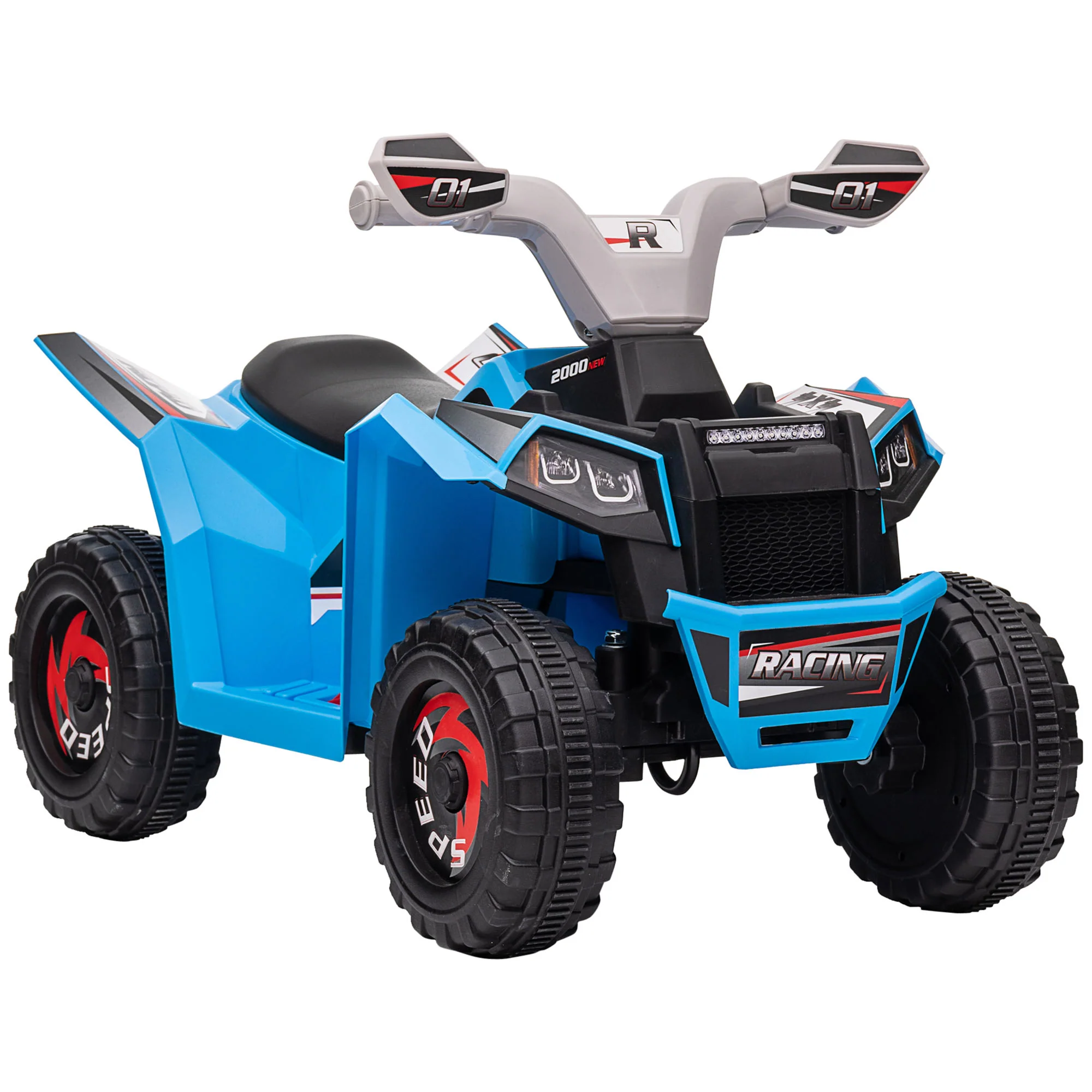 Kids 6V Electric ATV Quad Four-Wheeler with Forward and Reverse - Image 15