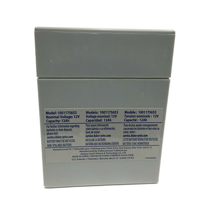 Authentic 12V Grey Battery for Power Wheels 00801-1869 - Long-Lasting Performance Guaranteed - Image 5