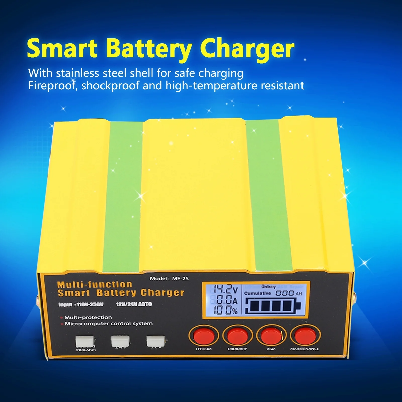 MF-2S Automatic Multi-Cell Car Battery Charger Power Supply 250V AC - Image 4