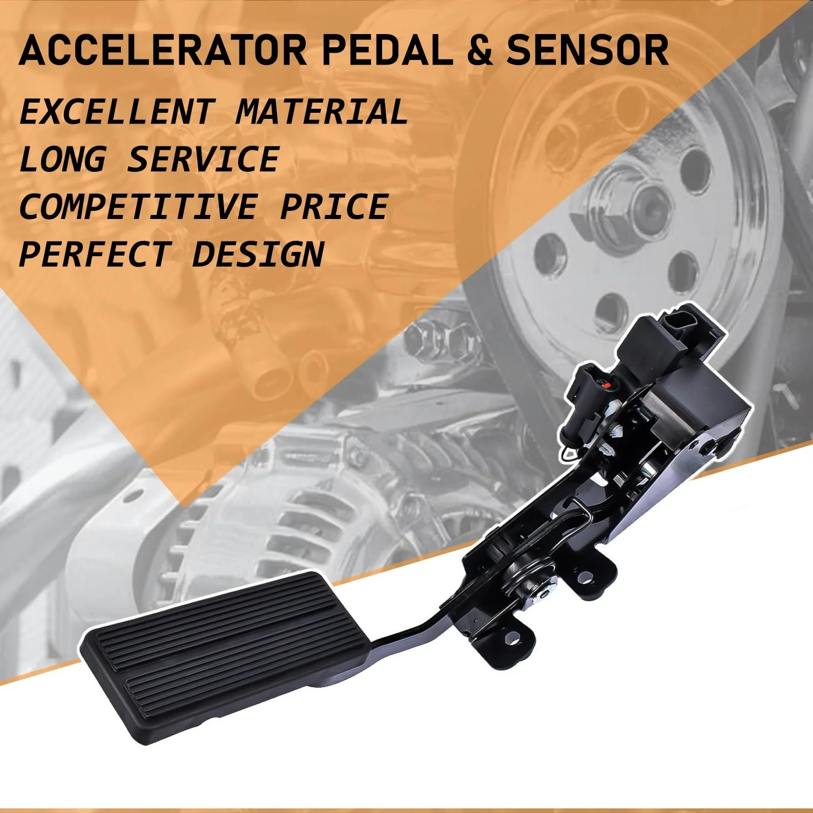 F81Z9F836AB Accelerator Gas Pedal and Sensor Compatible with F250 F350 F450 F550 - Image 4