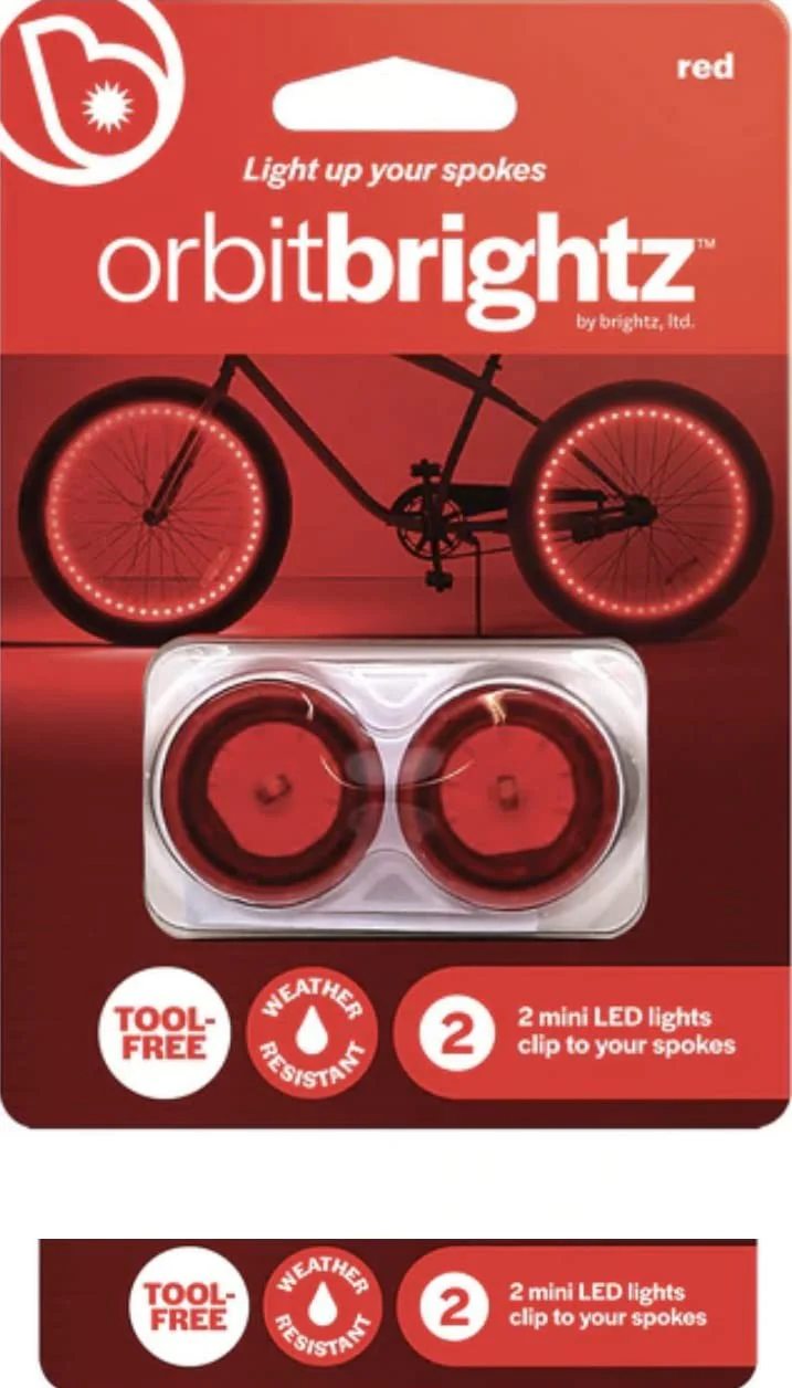 OrbitBrightz Red Battery-Powered LED Lights for Bikes and Ride-Ons - Image 7