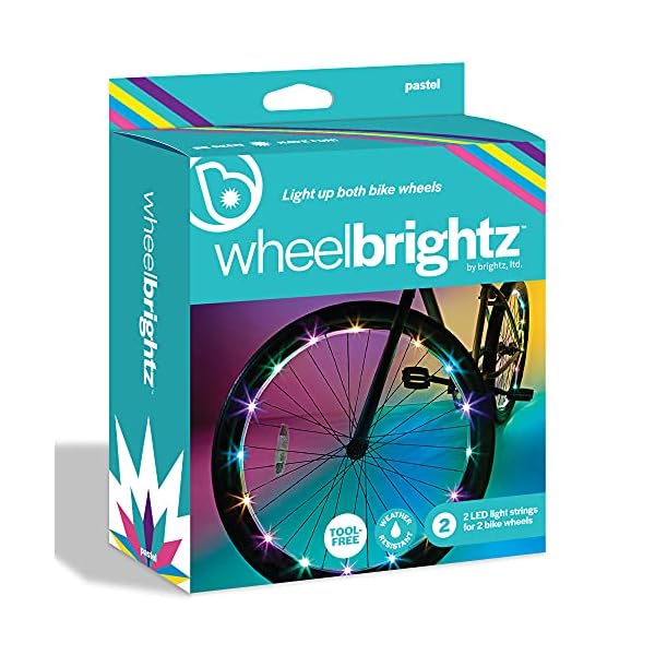 Battery-Powered Pastel LED Wheel Lights for Bikes and Ride-On Toys - Image 7
