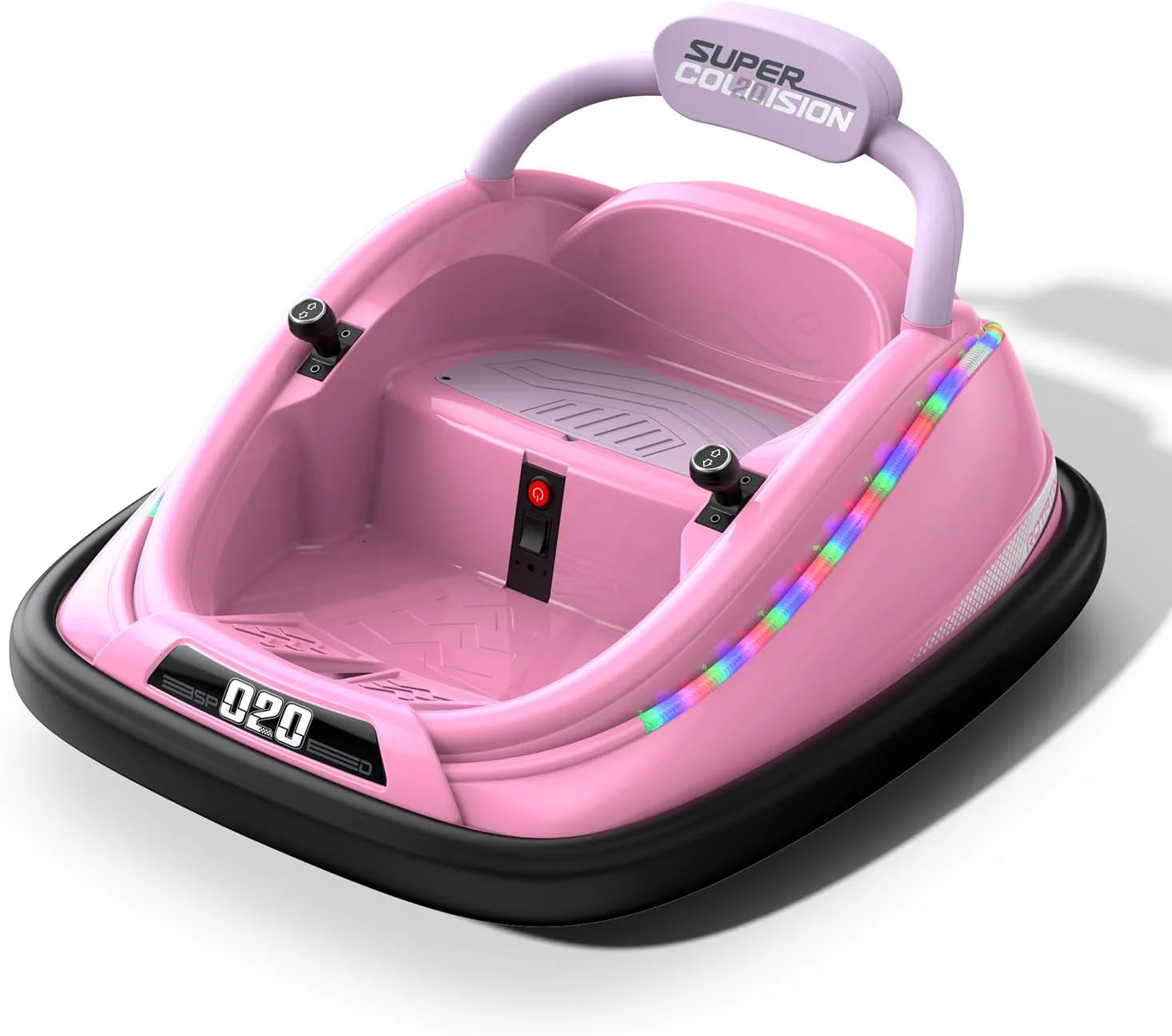 12V Electric Kids Bumper Car Ride-On Toy with Remote Control and Music Function - Image 13