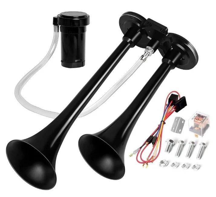 150dB Super Loud Air Horn Kit for Trucks, Boats, Cars, and Trains - Image 13