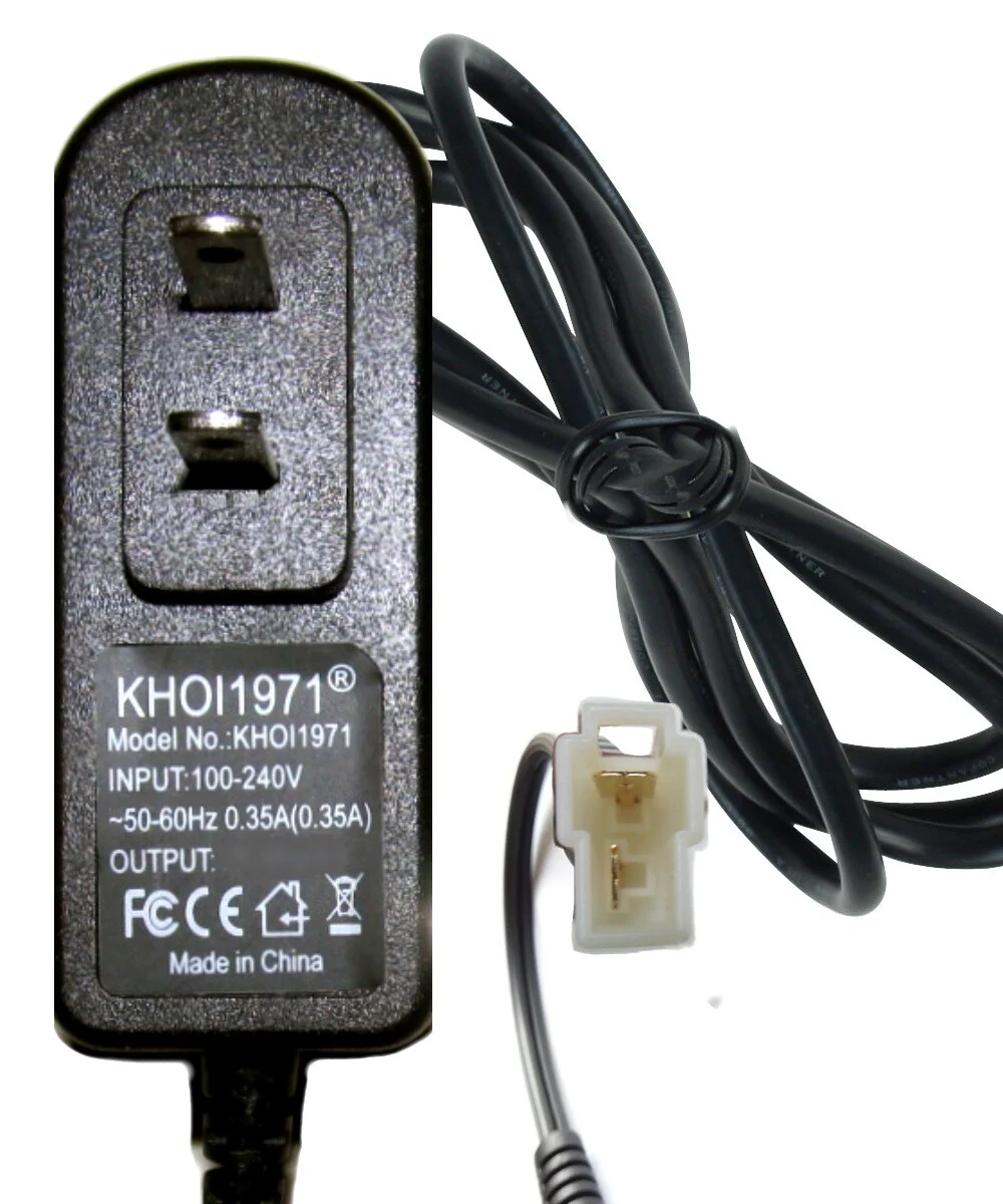 12V AC Charger Adapter for Kid Motorz Quad Monster Ride-On Toy