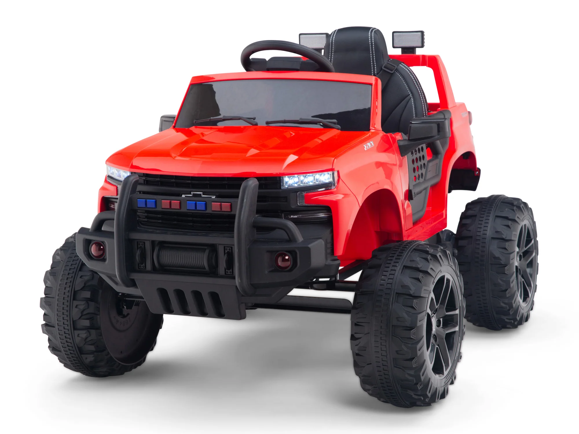 Chevy Silverado Monster Pickup Truck Ride On Toy Truck For Children W/Magic Cars® Wireless Parental Control - Image 28