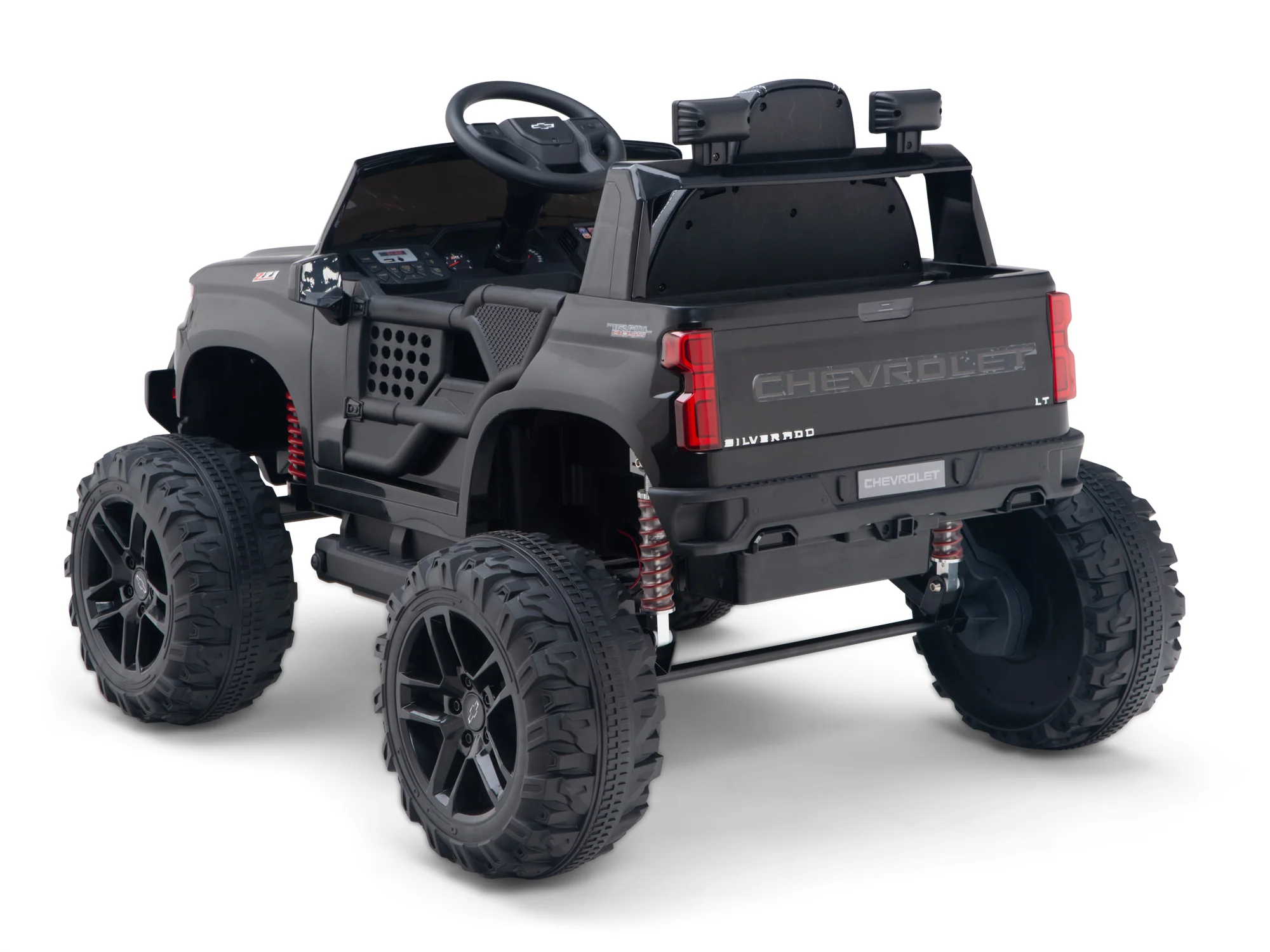 Chevy Silverado Monster Pickup Truck Ride On Toy Truck For Children W/Magic Cars® Wireless Parental Control - Image 56