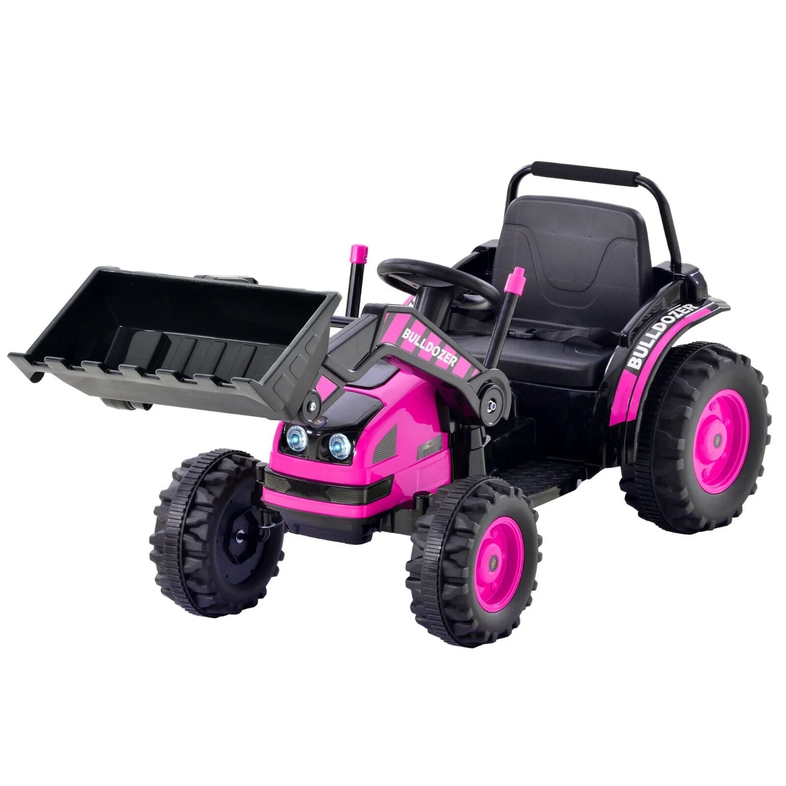 Construction Bulldozer Ride-On Toy for Toddlers - Fun and Durable Ride-On Car