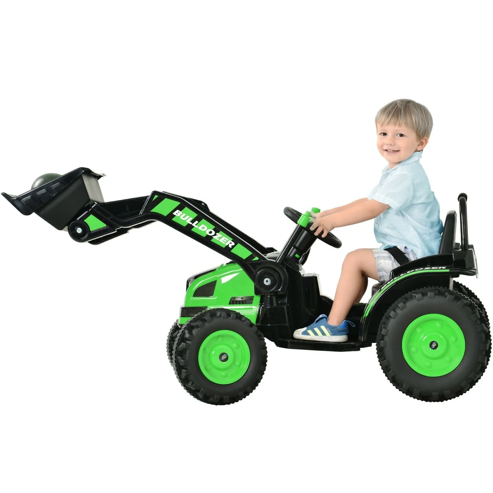 Construction Bulldozer Ride-On Toy for Toddlers - Fun and Durable Ride-On Car - Image 17