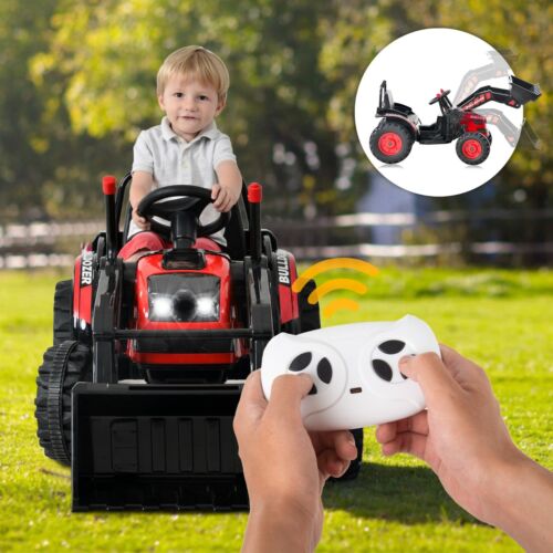 Construction Bulldozer Ride-On Toy for Toddlers - Fun and Durable Ride-On Car - Image 2