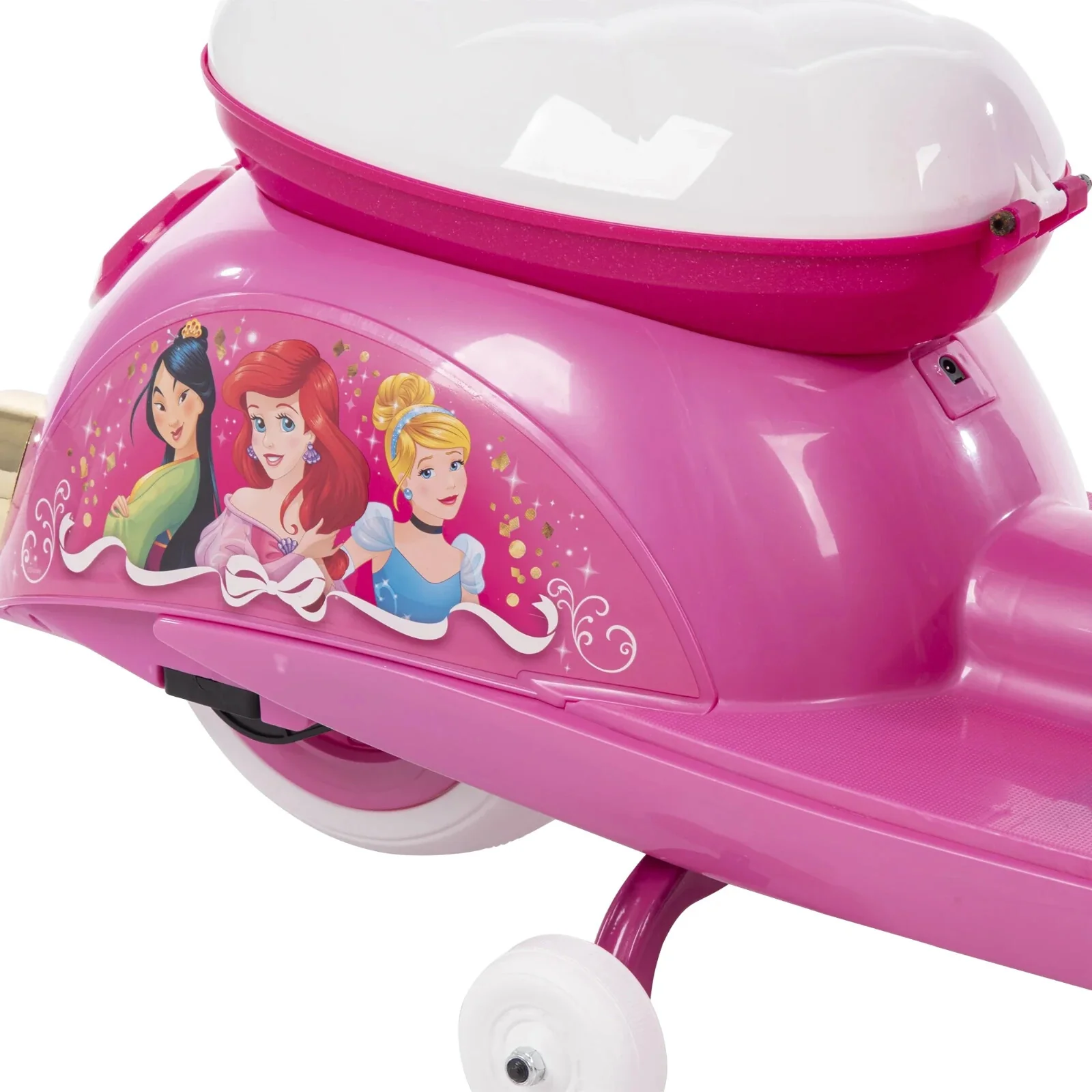 Princess-Themed 6V Battery-Powered Electric Scooter for Kids Ages 3-7, Pink - Image 6