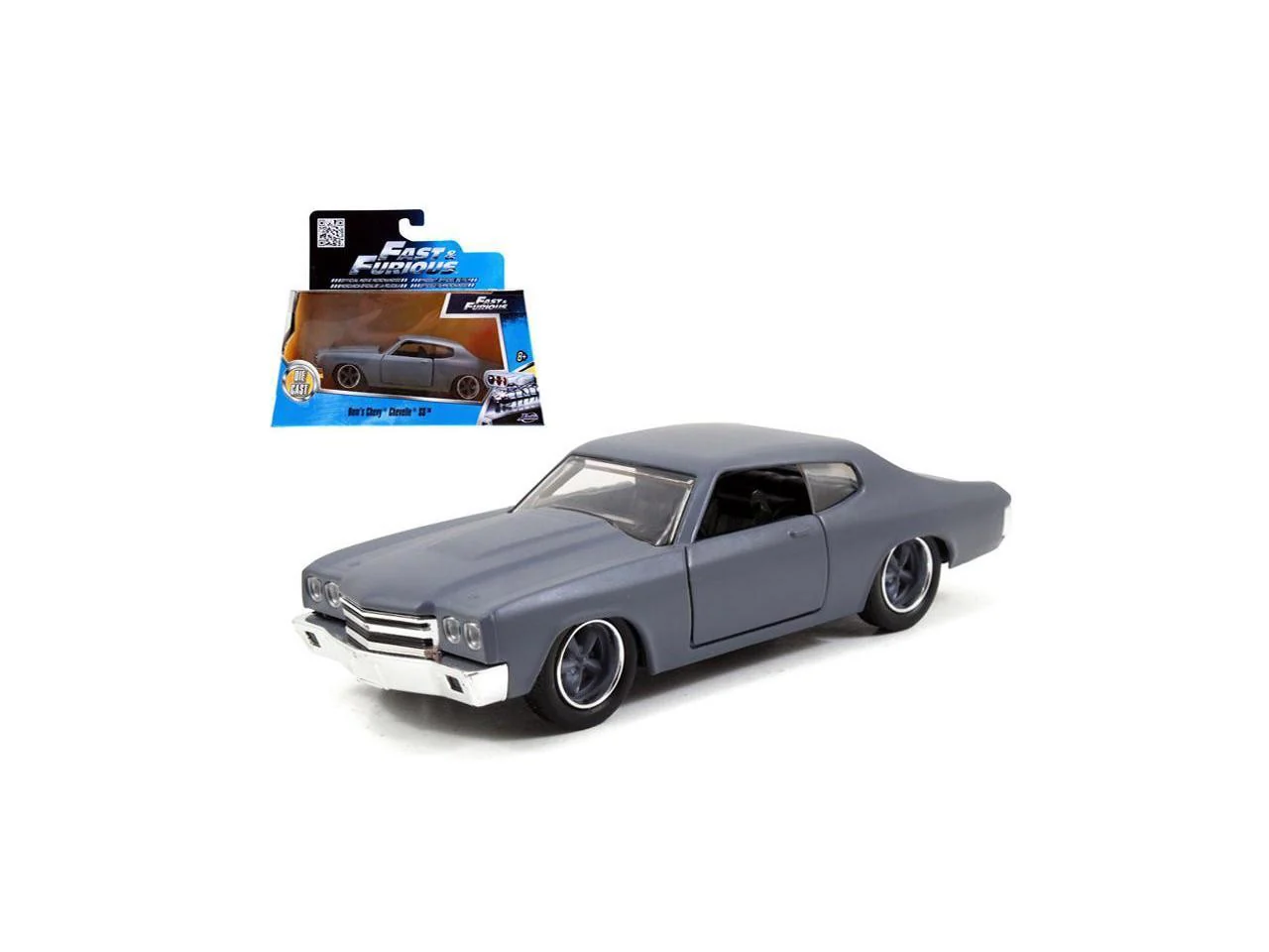 1:32 Scale Diecast Model of Grey Chevrolet Chevelle SS from Fast and Furious Movie - Image 2