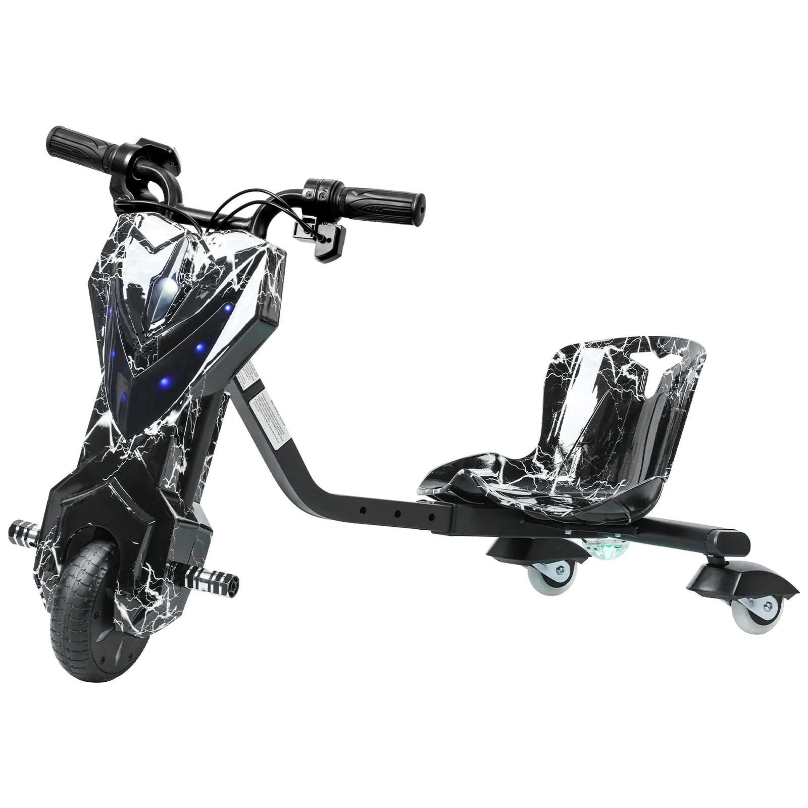 Drift Ride-On Tricycle for Kids 8+, Large Wheels with Adjustable Seat - Image 16