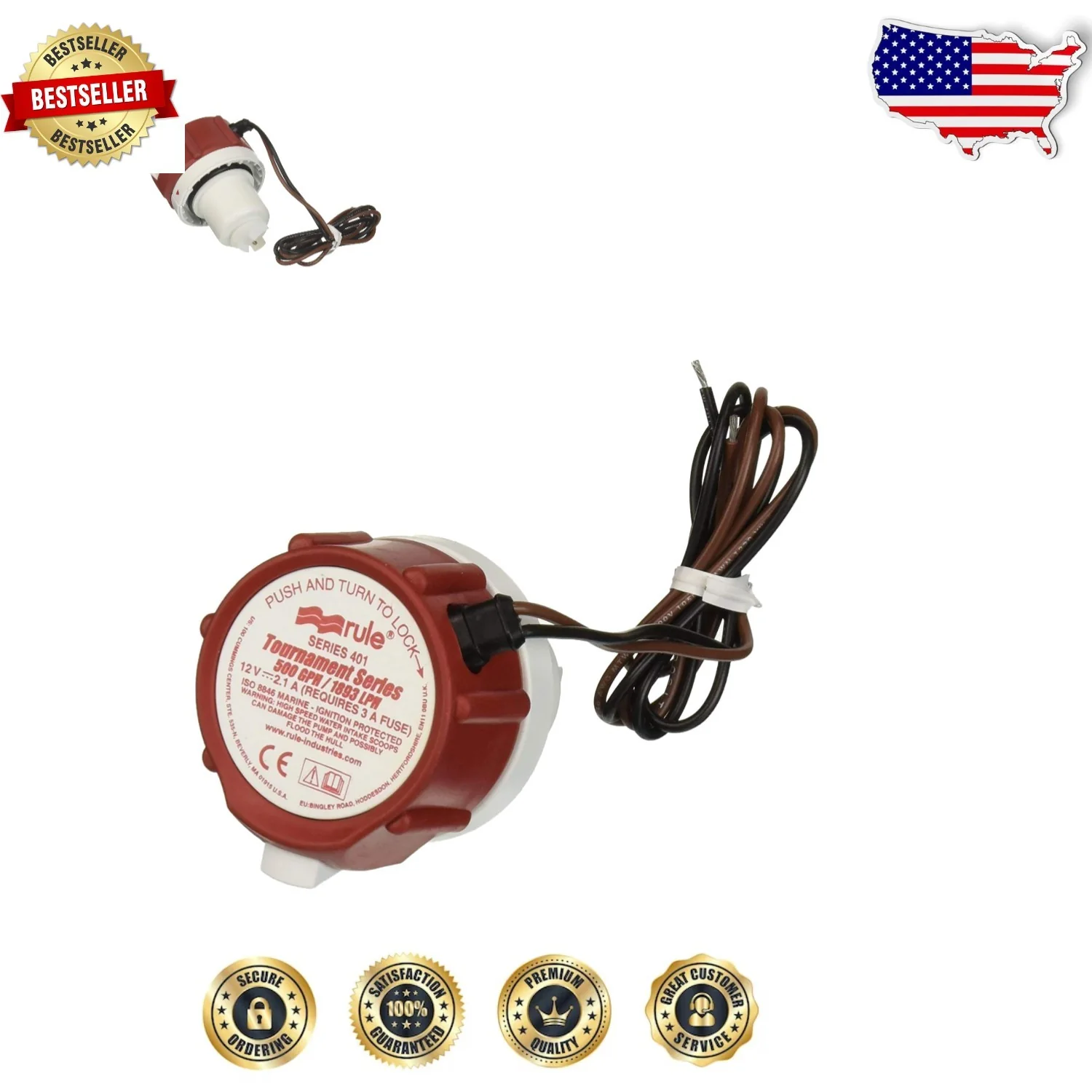 Durable 500 GPH Replacement Motor for Pump Performance Enhancement