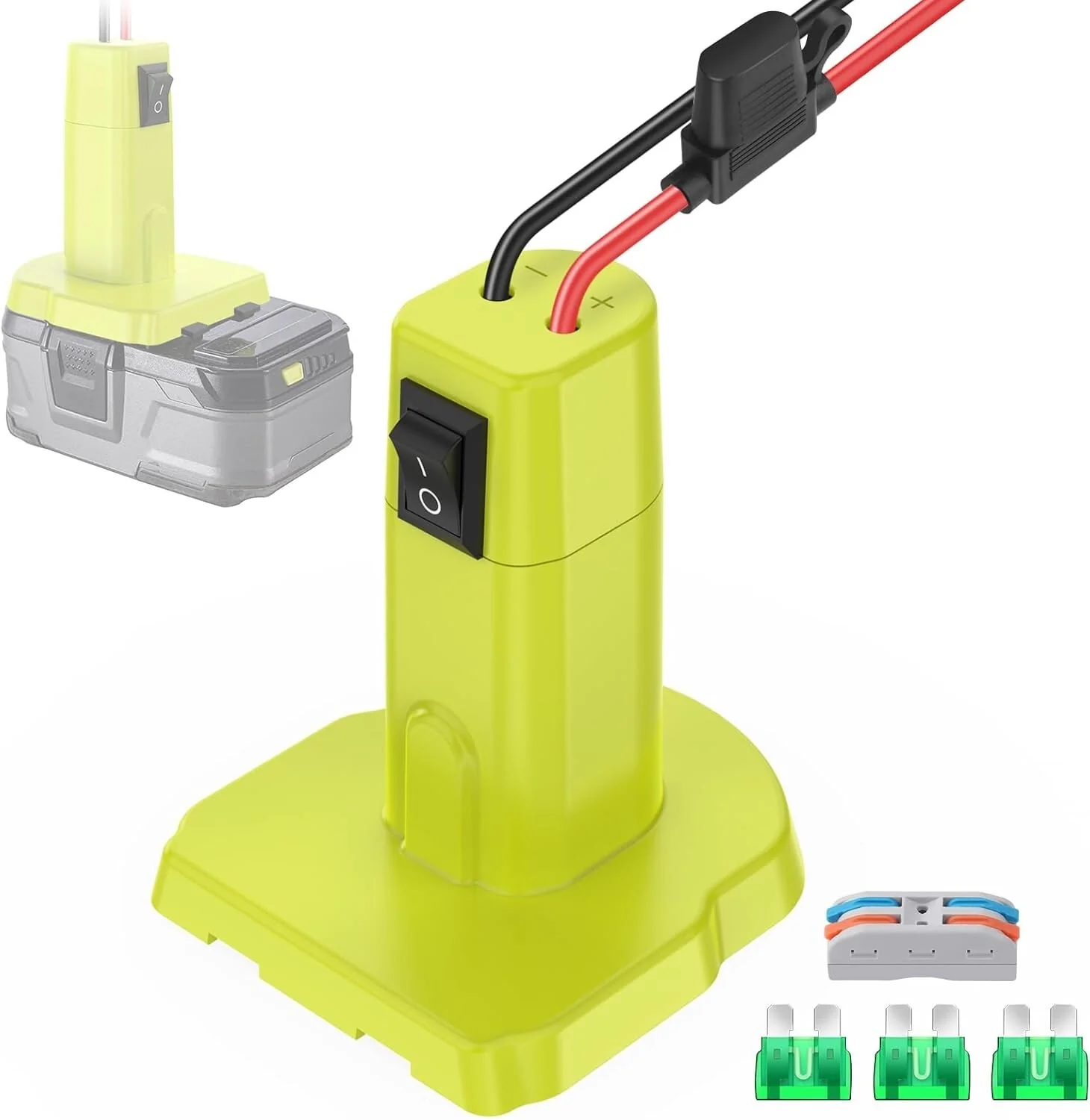 High-Efficiency Power Wheels Adapter for 18V Ryobi Batteries with Quick Installation - Image 3